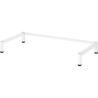 FlexWall | Metallsockel - Weiß