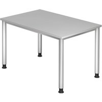 HILO 12 S | Schreibtisch - Grau 120 x 80 höhenverstellbar