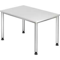 HILO 12 S | Schreibtisch - Weiß 120 x 80 höhenverstellbar