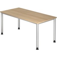 HILO 16 S | Schreibtisch - 160 x 80 Eiche höhenverstellbar