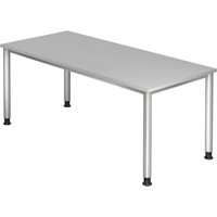 HILO 19 S | Schreibtisch - Grau 180 x 80 höhenverstellbar