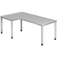 HILO 82 S | Schreibtisch - Grau 200 x 120 höhenverstellbar