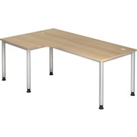 HILO 82 S | Schreibtisch - 200 x 120 Eiche höhenverstellbar