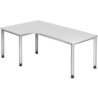 HILO 82 S | Schreibtisch - Weiß 200 x 120 höhenverstellbar