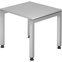 JAVA 8 S | Schreibtisch - Grau 80 x 80 höhenverstellbar