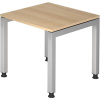 JAVA 8 S | Schreibtisch - 80 x 80 Eiche höhenverstellbar