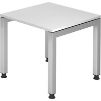 JAVA 8 S | Schreibtisch - Weiß 80 x 80 höhenverstellbar