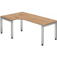 JAVA 82 S | 200x120 | Schreibtisch höhenverstellbar - 200 x 120 höhenverstellbar Asteiche