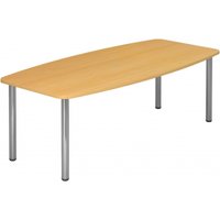 KARAT 22 C - Karat Buche 220 x 103 mit Chromfuß