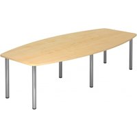 KARAT 28 C - Karat Ahorn 280 x 130 mit Chromfuß