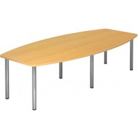 KARAT 28 C - Karat Buche 280 x 130 mit Chromfuß