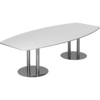 KARAT S 28 C - Karat Weiß mit Säulenfuß/Chrom 280 x 130