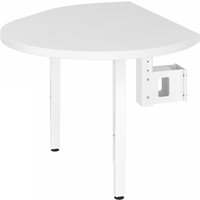 LA92 C | Anbauplatte inkl. Konsole und 2 Stützfüße - Weiß/Weiß