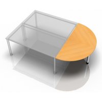 JA60 / JA80 / JA160 - Ansatztisch 160x80 Buche