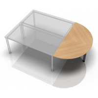 RA160 G - Ansatztisch 160x80 Eiche