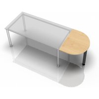 LA60 G - Ansatztisch 60x80 Ahorn