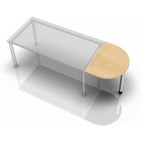 LA60 - Ansatztisch 60x80 Ahorn