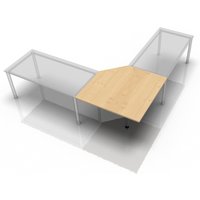 RT12 G - Trapezplatte 120x120 Ahorn