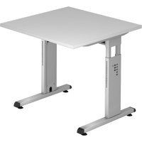 MEGA 8 S | Schreibtisch - 80 x 80 Grau/Silber höhenverstellbar