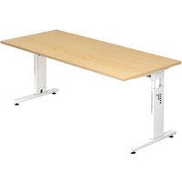 mega-19-w-180-x-80-hoehenverstellbar-ahorn-weiss