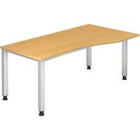 QUEO 18 S | Schreibtisch - Buche 180 x 100 höhenverstellbar