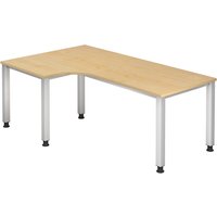QUEO 82 S | Schreibtisch - Ahorn 200 x 120 höhenverstellbar
