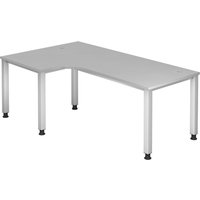 QUEO 82 S | Schreibtisch - Grau 200 x 120 höhenverstellbar