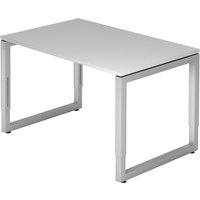 REGO 12 S | Schreibtisch - 120 x 80 Grau/Silber höhenverstellbar