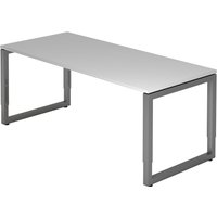 REGO 19 G | Schreibtisch - 180 x 80 höhenverstellbar Grau/Graphit