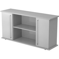 KAPA SB | Sideboard | mit Türen - Grau Relinggriff Kunststoff