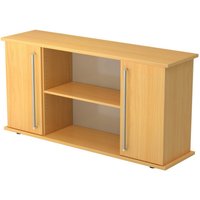 KAPA SB | Sideboard | mit Türen - Buche Chromgriff Metall