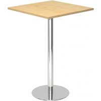 BISTRO H88Q C - System Konferenztisch Ahorn 80 x 80 Chrom