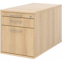 SIGNA TC20 BS - Rollcontainer Eiche Bügelgriff Metall