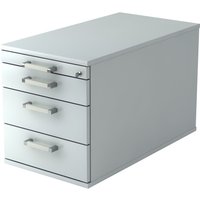 SIGNA TC30 CE - Rollcontainer Grau Chromgriff Metall