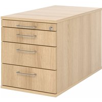 SIGNA TC30 BS - Rollcontainer Eiche Bügelgriff Metall