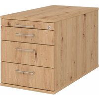 SIGNA TC30 BS - Rollcontainer Asteiche Bügelgriff Metall