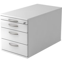 SIGNA TC30 BM - Rollcontainer Weiß Bogengriff Metall