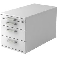 SIGNA TC30 CE - Rollcontainer Weiß Chromgriff Metall