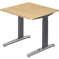 XTRA XB 8 GC | Schreibtisch - Ahorn 80 x 80 höhenverstellbar