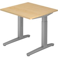 XTRA XB 8 SS | Schreibtisch - Ahorn 80 x 80 höhenverstellbar