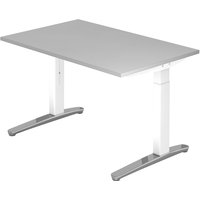 XTRA XB 12 WC | Schreibtisch - Grau 120 x 80 höhenverstellbar