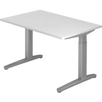 XTRA XB 12 SS | Schreibtisch - Weiß 120 x 80 höhenverstellbar