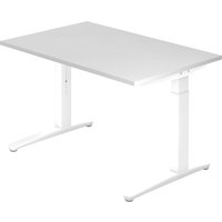 XTRA XB 12 WW | Schreibtisch - Weiß 120 x 80 höhenverstellbar