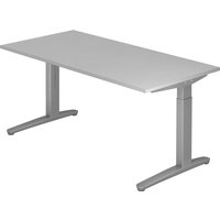 XTRA XB 16 SS | Schreibtisch - Grau 160 x 80 höhenverstellbar