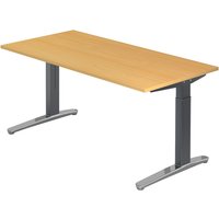 XTRA XB 16 GC | Schreibtisch - Buche 160 x 80 höhenverstellbar