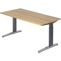 XTRA XB 16 GC | Schreibtisch - 160 x 80 Eiche höhenverstellbar
