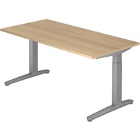XTRA XB 16 SS | Schreibtisch - 160 x 80 Eiche höhenverstellbar