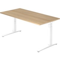 XTRA XB 16 WW | Schreibtisch - 160 x 80 Eiche höhenverstellbar