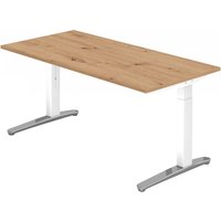 XTRA XB 16 WC | Schreibtisch - 160 x 80 höhenverstellbar Asteiche