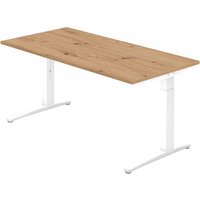 XTRA XB 16 WW | Schreibtisch - 160 x 80 höhenverstellbar Asteiche